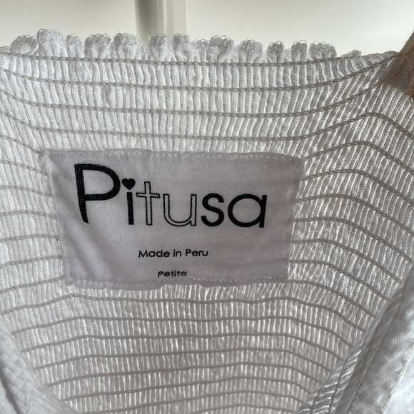 BRAND NEW Pitusa Ruffle Smocking Cotton Dress - Picture 2 of 10